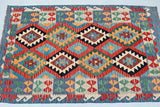 Afghan Kyber Kilim Rug 1.7x1m