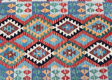 Certified Handmade Tribal Afghan Kilim Rug 166x104cm For Hobart Homes.
