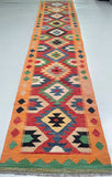 4m Afghan Aryana Kilim Hall Runner For Australian Homes.