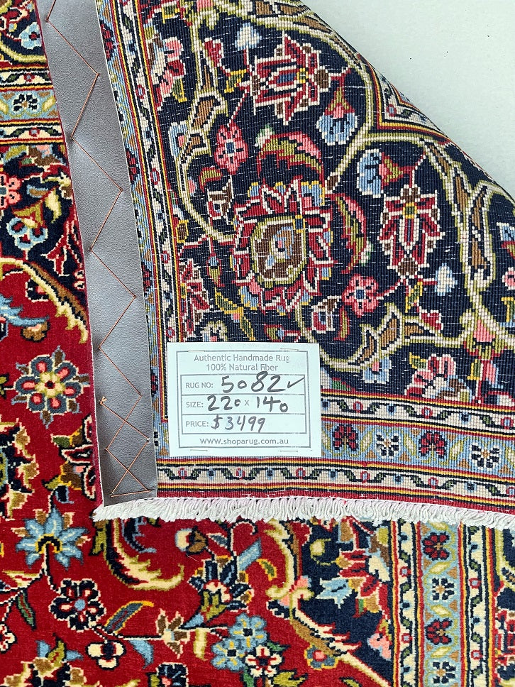 2.2x1.4m Imperial Persian Kashan Rug