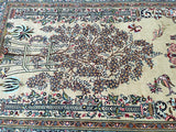 2.3x1.4m Garden Of Paradise Persian Kashan Rug
