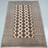 Silk Base Persian Turkoman Rug 1.8x1.3m