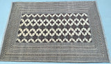 Silk Base Persian Turkoman Rug 1.8x1.3m