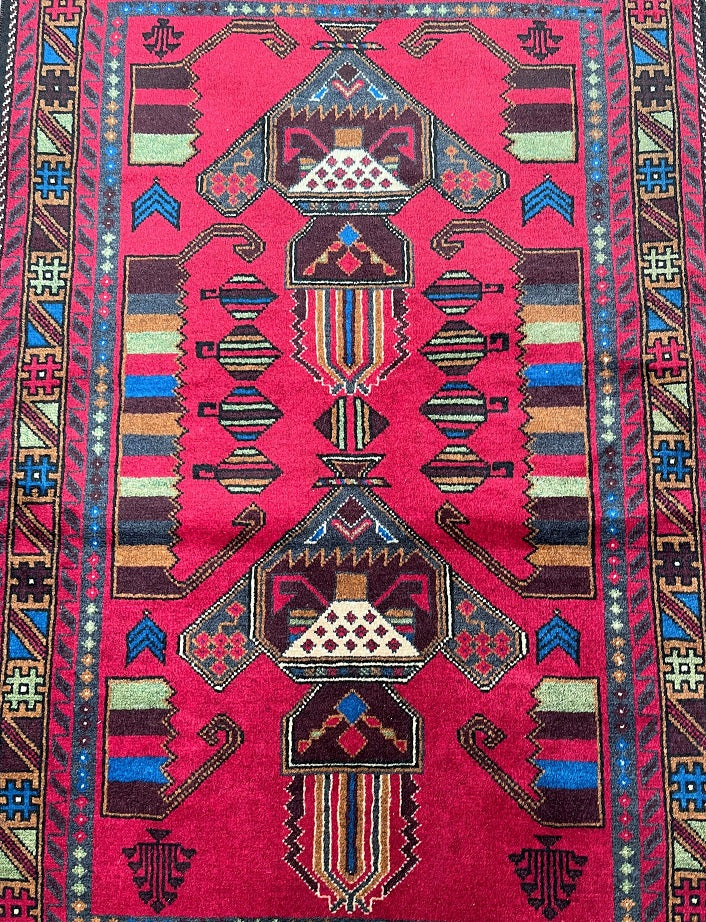 1.2x0.8m Afghan Balouchi Rug