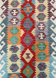 2.5m Afghan Waziri Kilim Hall Runner