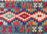 2.5m Afghan Waziri Kilim Hall Runner