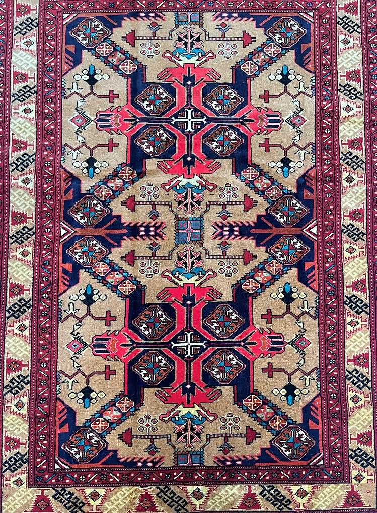 2.1x1.3m Tribal Persian Kalati Rug