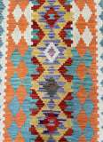 2.6m Afghan Aryana Kilim Hall Runner