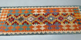 2.6m Afghan Aryana Kilim Hall Runner