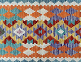 2.6m Afghan Aryana Kilim Hall Runner