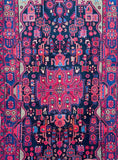 Tribal Persian Nahavand Rug 2.8x1.5m