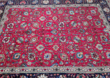 3.35x2.5m Persian Tabriz Rug