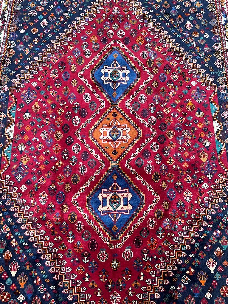 2.6x1.75m Persian Qashqai Shiraz Rug