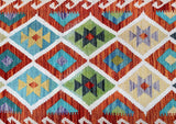 2m Afghan Waziri Kilim Hall Runner