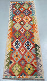 2.2m Afghan Aryana Kilim Hall Runner For Perth Homes