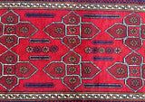 1.5m Afghan Kunduz Hall Runner