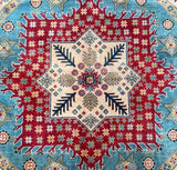 Round Afghan Kazak Rug 2.5x2.5m