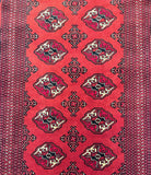 3.3m Long fine camel foot design handmade Persian Turkoman hall runner rug Perth