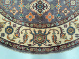 Afghan Kazak Round Rug 2x2m