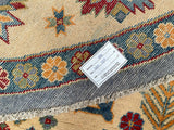 Round Afghan Kazak Rug 2.5x2.5m