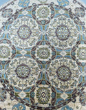 Round Afghan Chobi Rug 2.2x2.1m