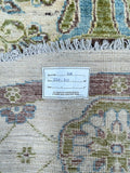 Round Afghan Chobi Rug 2.2x2.1m
