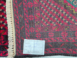 1.5x0.9m Afghan Tribal Balouchi Rug