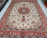 Traditional Persian Tabriz Rug 3.4x2.5m