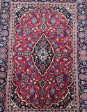 1.6x1m Persian Kashan Rug