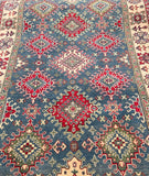 Tribal Afghan Kazak Rug 3x2m