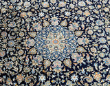 Persian Kashan Rug Signed 4.4x3.1m