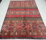 Afghan Super Kazak Rug 2.4x1.8m