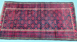 Antique Persian Balouchi Rug 2x1m