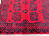 Tribal Afghan Aqcha Rug 2.4x1.7m