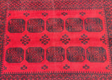 Tribal Afghan Aqcha Rug 2.4x1.7m