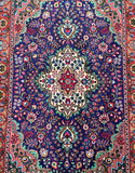 1.5x1m Traditional Persian Tabriz Rug