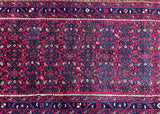 4.2m Long Authentic Handmade Vintage Persian Enjelas Hall Runner