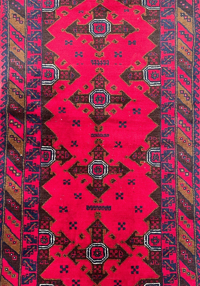 Nomadic Afghan Balouchi Rug 1.4x0.85m