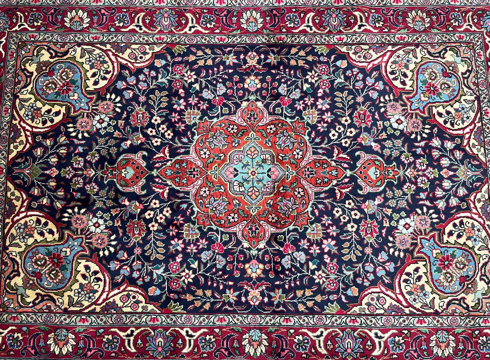 1.5x1m Persian Tabriz Rug