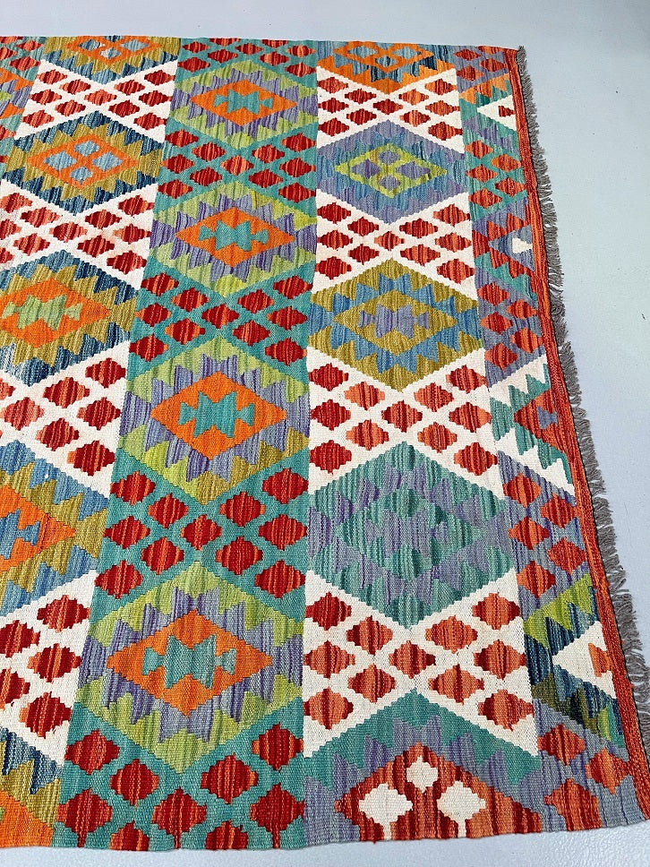 Waziri Rug Afghan Waziri Kilim Rug 2.8x2m