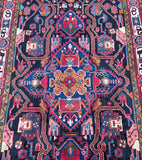 Full room size wool hand knotted tribal Persian Tuserkan rug 308x165cm