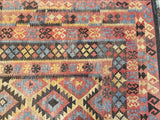 Vintage Afghan Meymaneh Kilim Rug 3x2.3m