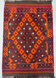 Afghan Meymaneh Kilim Rug 1.3x0.85m