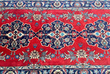 4.5x1.3m Antique Persian Kashan Hall Runner
