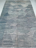 Certified Contemporary Handmade Afghan Kilim Rug 304x194cm