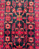 Traditional patterned wool Persian wide hallway runner 