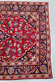1.6x1m Traditional Persian Kashan Rug