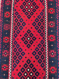Wool Hand Woven Afghan Maymaneh Kilim Rug 233x108cm Perth