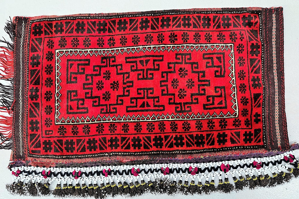 Afghan Mishwani Saddle Bag Rug