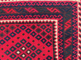 Afghan Meymaneh Kilim Rug 2.2x1.15m